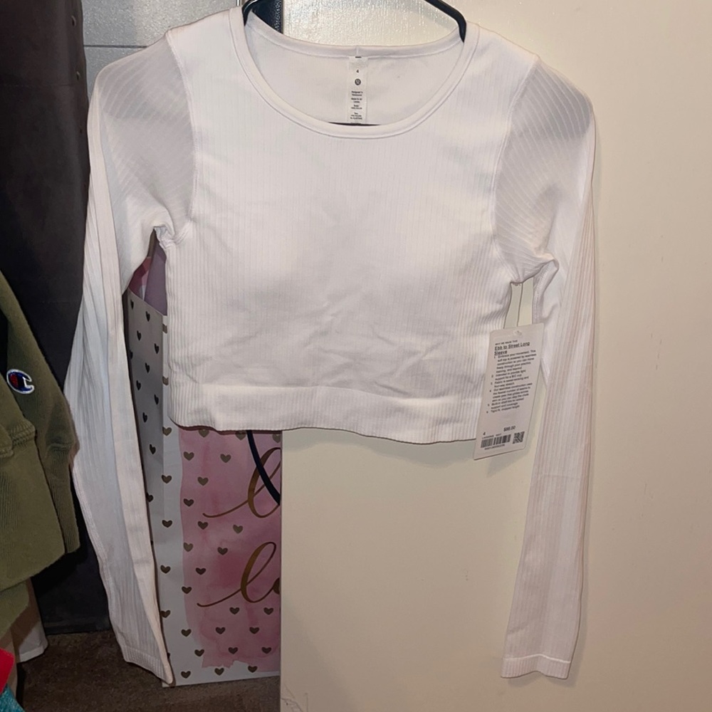 ribbed cropped Ebb to Street Long sleeve